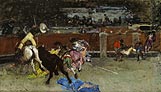 Mariano Fortuny. Corrida de toros. Picador herido, 1892