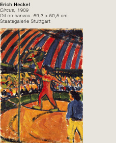 Erich Heckel . Circus