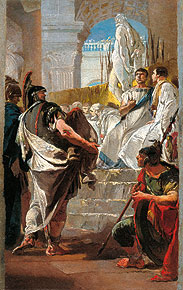 Giambattista Tiepolo. Fabius Maximus before the Senate at Carthage