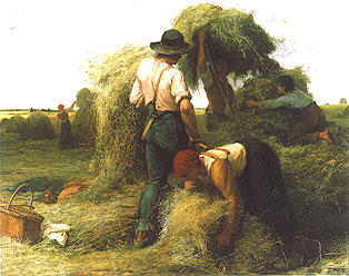 Picture of Julien Dupr, The Second Crop (Replanting seeds), 1879