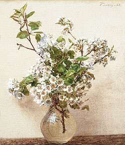 Henri Fantin-Latour. Pear Tree Flowers