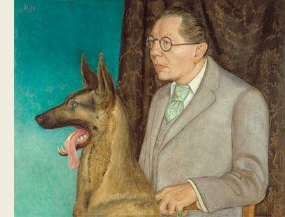 Hugo Erfurth with Dog