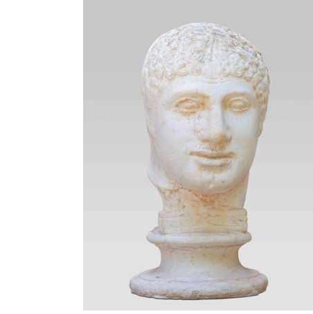 Copy of Greek Head. A Lapith Youth, Temple of Zeus at Olympia