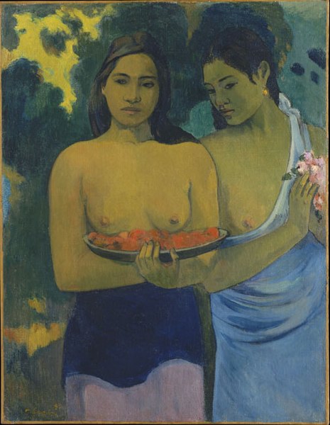 Dos mujeres tahitianas